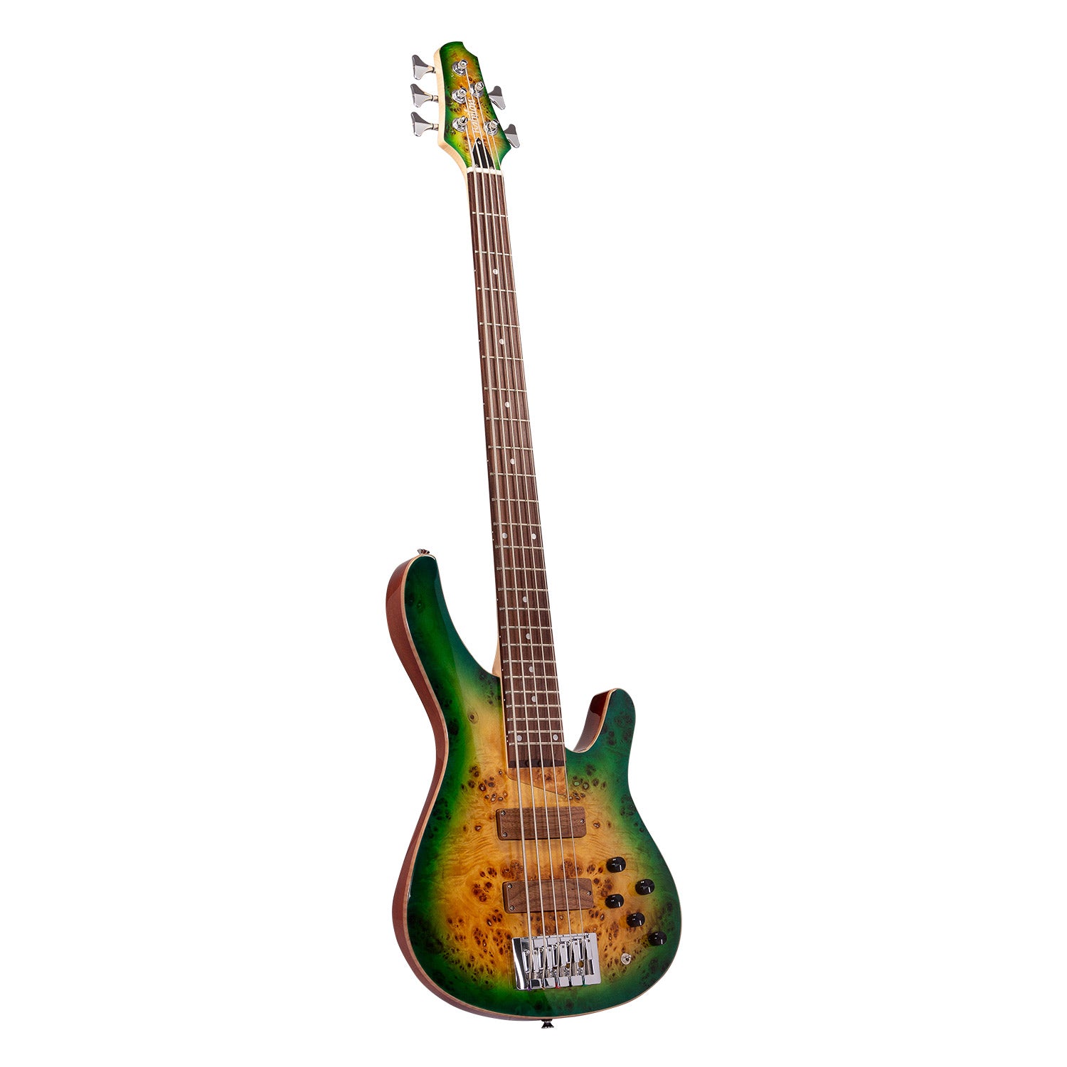 Babilon Master V Five Strings Electric Bass in Green-Electric Bass-Babilon-Hermes Music